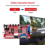 Arcade Game VGA to CGA/CVBS/S-VIDEO Video Converter Board
