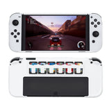 DOBE Protective Case with Game Cards Storage for Nintendo Switch OLED - White (TNS-1141)