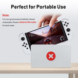 DOBE Protective Case with Game Cards Storage for Nintendo Switch OLED - White (TNS-1141)