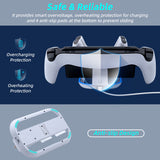 Ipega 3 In 1 Charging Station for PS5 Portal/PS5 Controller-White(PG-P5P03)