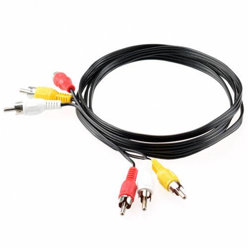 3-RCA Male AV Cable
