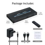 1-to-4 TV Video Wall Controller HDMI USB Matrix Switch 2x2 Processor With EU Plug (NK-BT150)