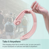 Portable USB Rechargeable Neck Fan with 3 Speed Level (M6)