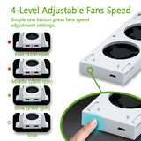 Dobe Cooling Vertical Stand for Xbox Series S Console - White (TYX-0658)