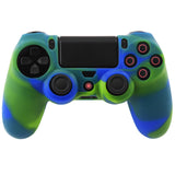 Multi Color Silicon Case for PS4 Dualshock 4 Yellow Blue
