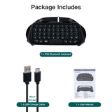 Dobe Controller Wireless Keyboard for PS4 Dualshock 4 Black (TP4-008)