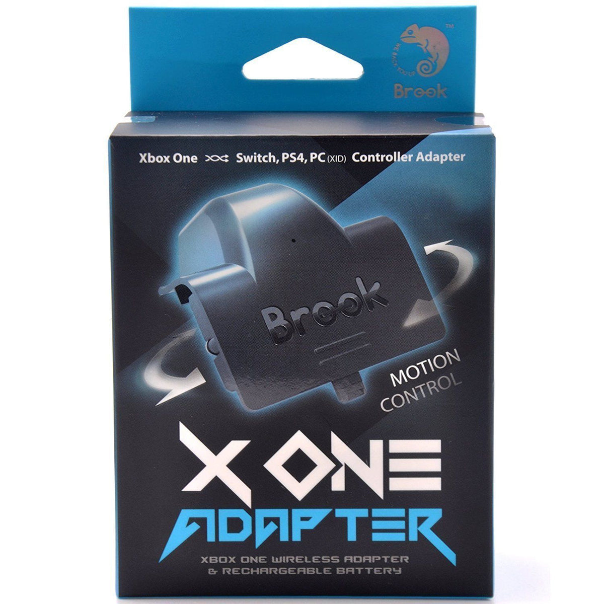 Brook X One Adapter for Xbox One to PS4/Nintendo Switch/NS2/Xbox One/PC Wireless Adapter Rechargeable Battery Black (FM00006366)