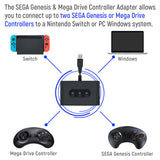 MayFlash Sega Genesis & Mega Drive Controller Adapter for Nintendo Switch/Windows PC (MF104)
