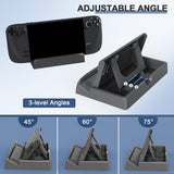 Adjustable 3-Level Angles Stand for Steam Deck/Nintendo Switch/Switch Oled/Mobile Phone