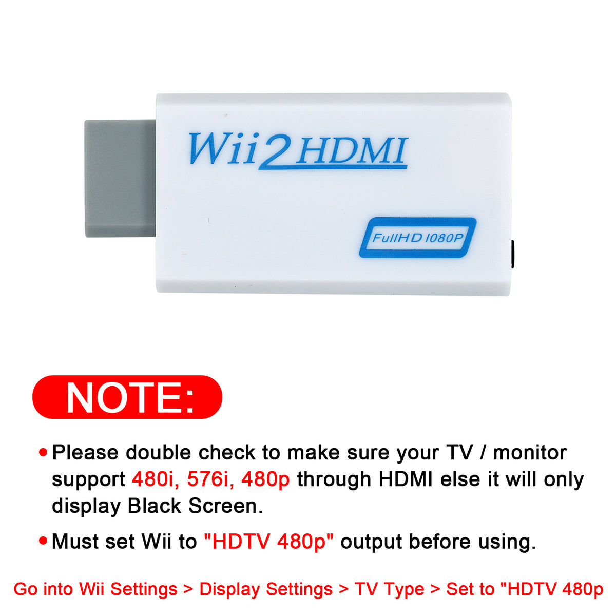 Mcbazel Wii To HDMI Converter – SupremeGameGear