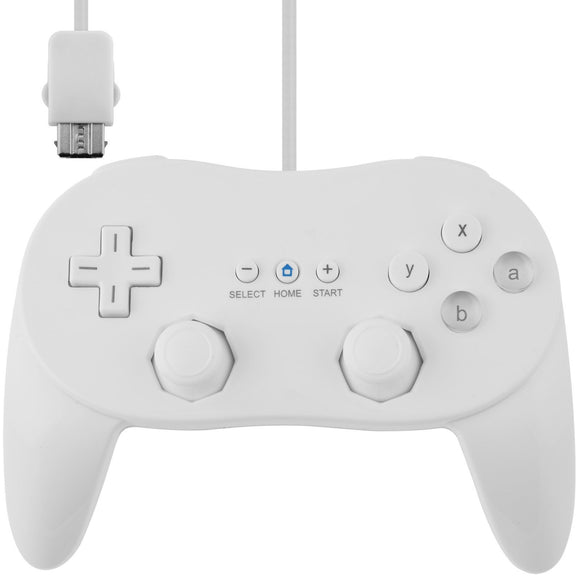 Classic Controller Pro for Nintendo Wii / Wii U White