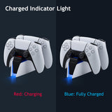 Honcam Tri-Protection Safety Dual Controller Charger for PS5 DualSense Controller