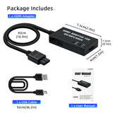 Multifunctional HDTV HDMI Adapter for GameCube/N64/SNES