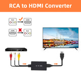 RCA AV to HDMI Converter for N64/ Wii/Wii U/PS One-Black(GV-CH5005)
