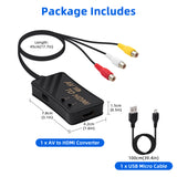 Multifunctional HDTV HDMI Adapter for AV Signal Source