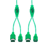 4 In 1 Controller Connect Cable for Nintendo Gameboy Color/Game Boy Pocket-Transparent Green