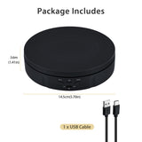 360° Rotating Display Stand - Black (14.5cm)