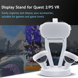 Organizer Display Stand for Oculus Quest 2/Oculus  Quest 3/PS VR-White (JYS-OC002)