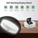 360?? Rotating Display Stand - White (14.6cm)