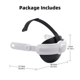 iPlay Adjustable Head Strap for Oculus Quest 3-White(HBV-456)