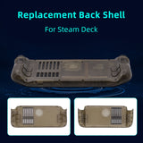 DIY Replacement Back Shell Case Set for Steam Deck-Clear Brown