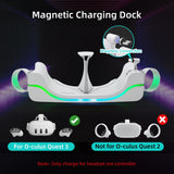 Wall Mount Charging Dock for Oculus Quest 3 Helmet - White (ZY-69)