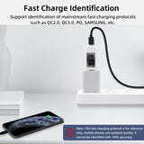 USB C Power Meter Tester for Type C Device-White(KWS-1902C)