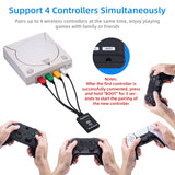 Wireless Controller Adapter For Sega Dreamcast Console-Black