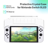 Dobe Protective Crystal Case with Game Cards Storage for Nintendo Switch OLED (TNS-1141)