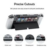 Dobe Protective Crystal Case with Game Cards Storage for Nintendo Switch OLED (TNS-1141)