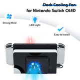 DOBE Dock Cooling Fan for Nintendo Switch OLED