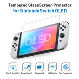 Mcbazel Tempered Glass Screen Protector with Package for Nintendo Switch OLED