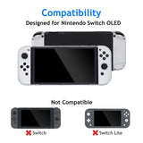 Project Design 5 in 1 Protective PU Pouch with Silicon Caps for Nintendo Switch Oled