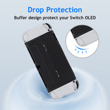 Project Design 5 in 1 Protective PU Pouch with Silicon Caps for Nintendo Switch Oled