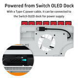 DOBE Dock Cooling Fan with Game Card Storage for Nintendo Switch OLED-White (TNS-1155)