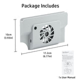 DOBE Dock Cooling Fan with Game Card Storage for Nintendo Switch OLED-White (TNS-1155)