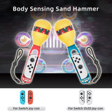 Iplay Body Sensing Sand Hammer for Nintendo Switch-Blue/Red(HBS-518)