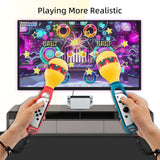 Iplay Body Sensing Sand Hammer for Nintendo Switch-Blue/Red(HBS-518)