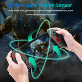 6-Axis Gyro Double Motor Vibration Pro Controller For Nintendo Switch/OLED - Black