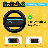 DOBE Steering Wheels for Nintendo Switch 2 Joy-Con Controllers-Black(TNS-3196)