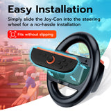 DOBE Steering Wheels for Nintendo Switch 2 Joy-Con Controllers-Black(TNS-3196)