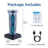JYS Charging Dock for Nintendo Switch 2 Joy-Con Controllers-Black(JYS-NS2279)