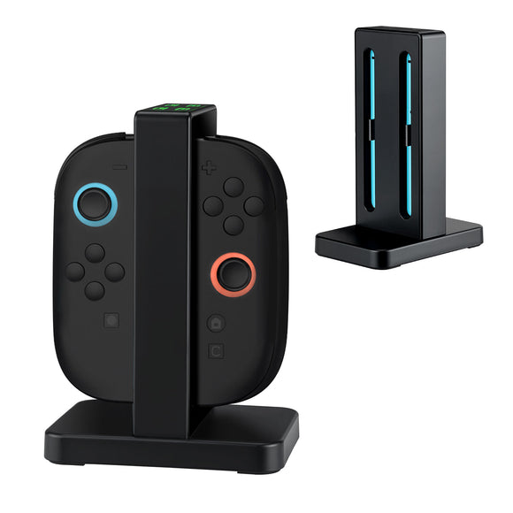 DOBE Charging Dock for Nintendo Switch 2 Joy-Con Controllers-Black(TNS-3192B)