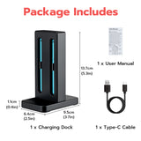DOBE Charging Dock for Nintendo Switch 2 Joy-Con Controllers-Black(TNS-3192B)