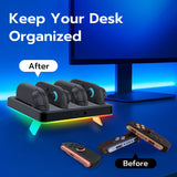 DOBE RGB Charging Dock for Nintendo Switch 2 Joy-Con Controllers-Black(TNS-3160)