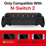 DOBE Console Grip with Game Cards Storage for Nintendo Switch 2 -Black(TNS-3179)