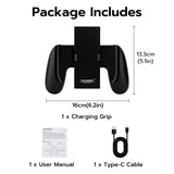 DOBE Controller Grip with Charging Function for Nintendo Switch 2 -Black(TNS-3177)