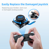 Analog Joystick for Nintendo Switch Joy-Con Controller - Black Cap
