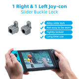 Metal L/R Slider Buckle Lock Set for Nintendo Switch Joy-Con
