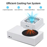 Cooling Fan with RGB LED for Xbox Series S-White(XSS-868)
